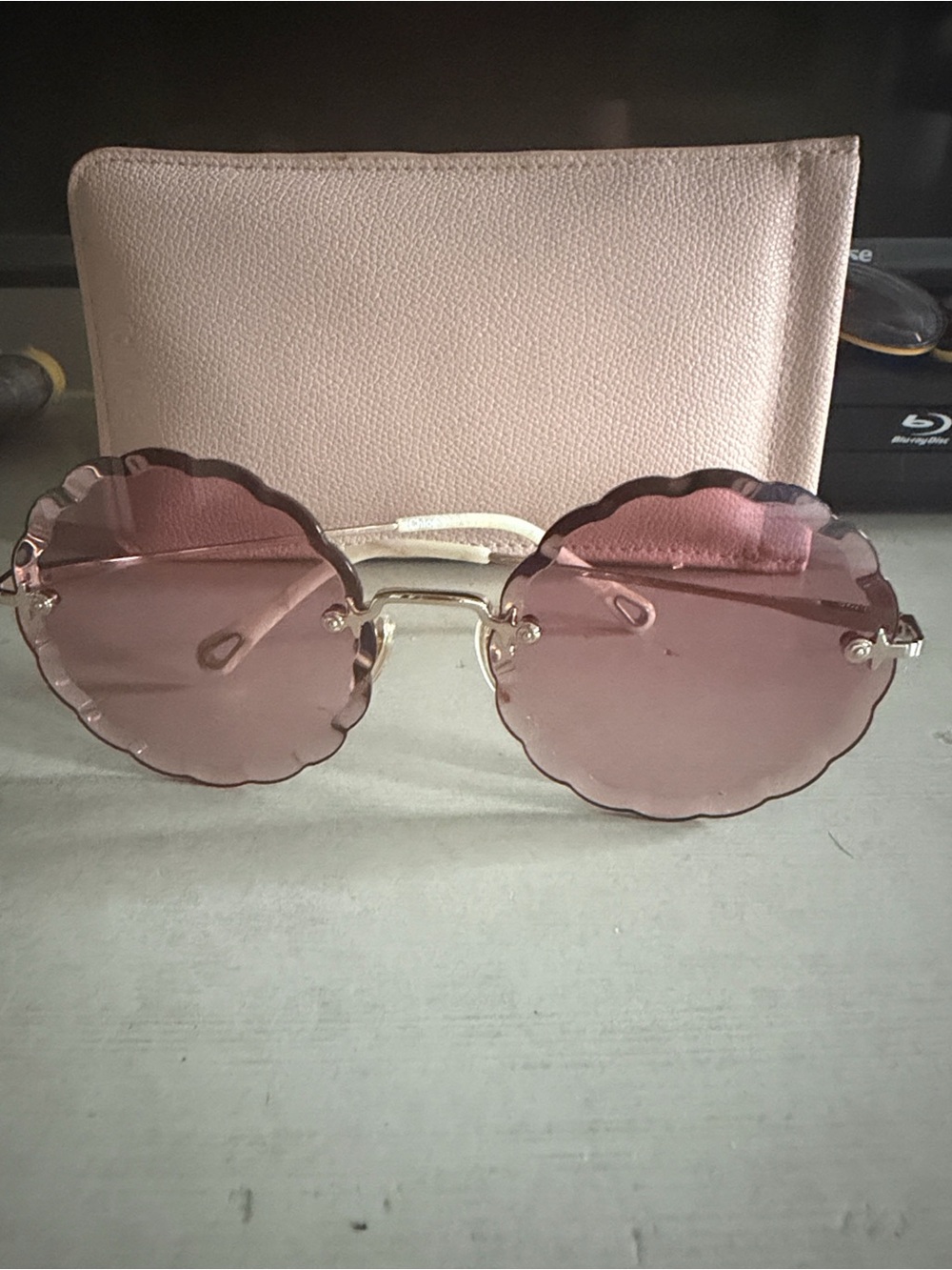 Chloe sunglasses scalloped edges